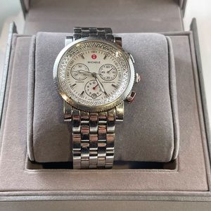 Michele Sport Sail Diamond Chronograph Watch